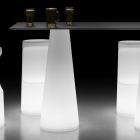 Moderní venkovní světelný stůl s LED podsvícením Made in Italy - Forlina Viadurini
