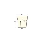 Venkovní designový světelný stůl z polyetylenu a HPL Made in Italy - Pucca Viadurini