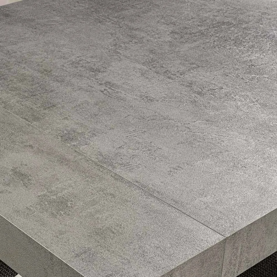 Moderní výsuvný stůl do 260/280 cm ze dřeva a kovu - Teramo Viadurini