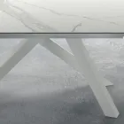 Moderní rozkládací stůl do 278 cm z keramiky Made in Italy - Settimmio Viadurini