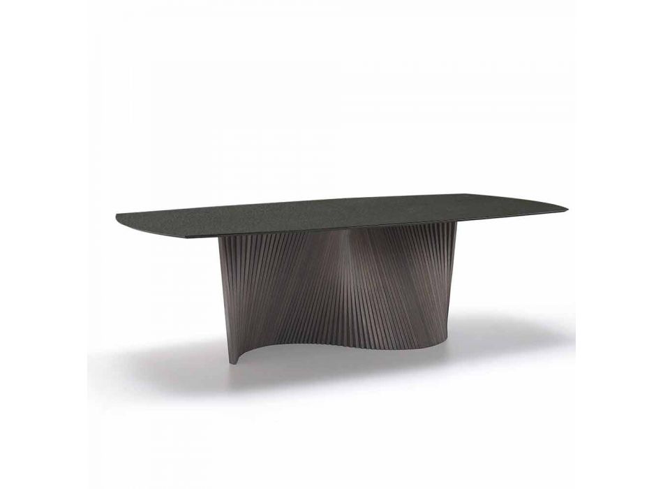 Moderní stůl s mramorovým efektem z kameniny vyrobený v Itálii, Adrano Viadurini