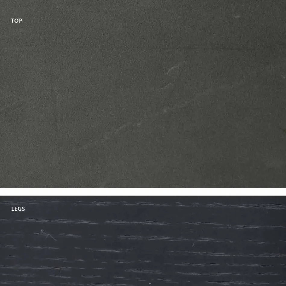 Moderní stůl s mramorovým efektem z kameniny vyrobený v Itálii, Adrano Viadurini