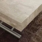 Stolek nebo výsuvná stůl s vrchol v melaminu Palau Viadurini