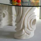 petra oválný stůl s moderním designem křišťálových Furies Viadurini