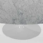 Moderní oválný stůl v Carrara nebo Black Marquinia Marble Made in Italy – dolary Viadurini