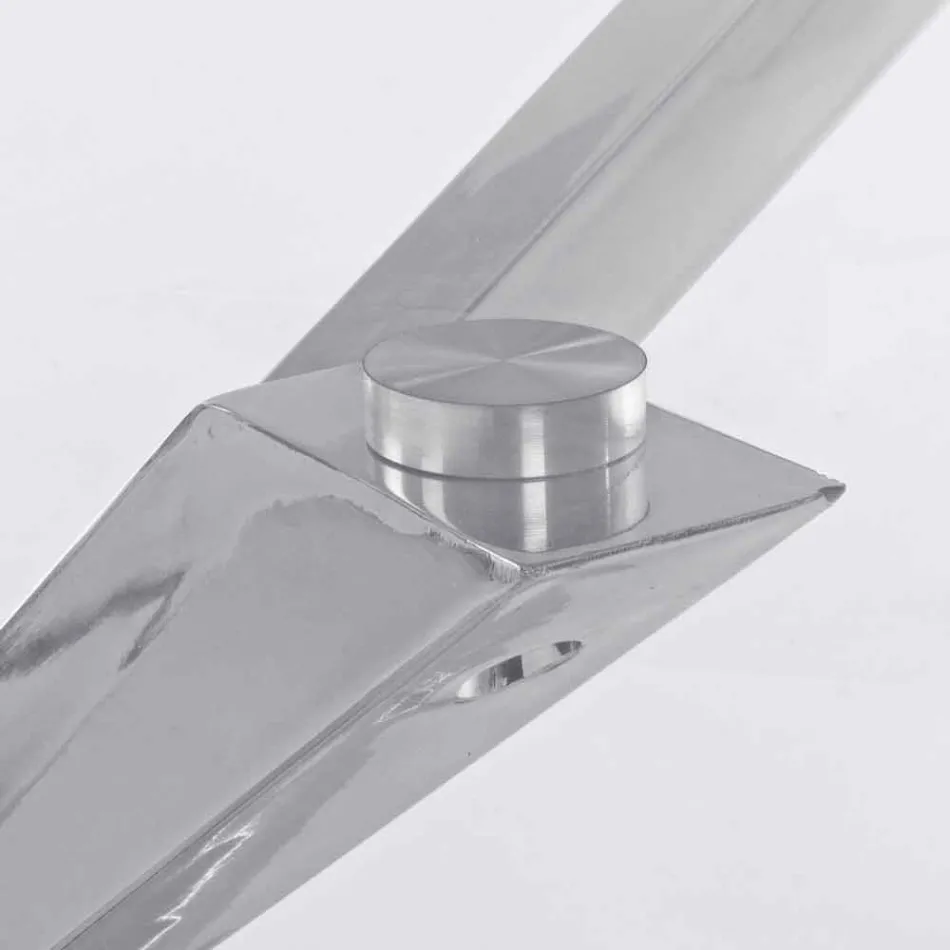 Jídelní stůl Homemotion s deskou z tvrzeného skla - Denda Viadurini