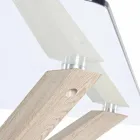 Jídelní stůl Homemotion s deskou z tvrzeného skla - Denda Viadurini