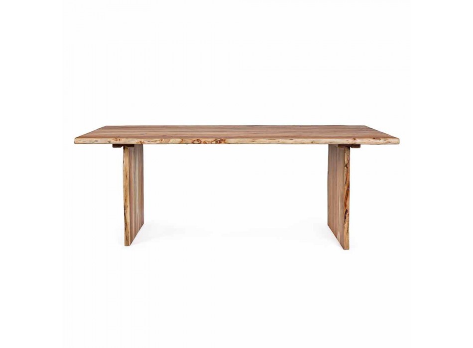 Moderní jídelní stůl z akátového dřeva Homemotion - Pinco Viadurini