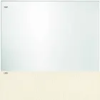 Deska stolu z extra čirého skla a kovových nohou 3 provedení 4 velikosti - Speck Viadurini