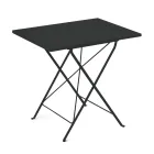 Skládací zahradní stůl z pozinkované oceli Made in Italy - Akila Viadurini