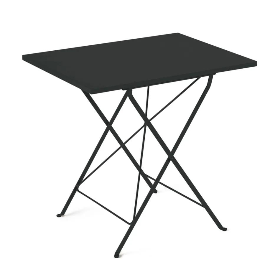 Skládací zahradní stůl z pozinkované oceli Made in Italy - Akila Viadurini
