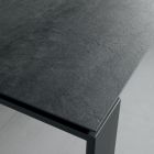 Jídelní stůl Rozložitelný na 2,8 m Kovová a matná keramická deska - Rashid Viadurini