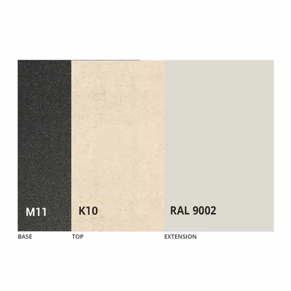 Rozkládací jídelní stůl Keramická deska až 2,8 m Made in Italy - Paoluccio Viadurini