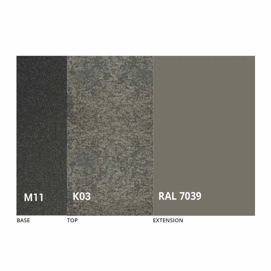 Rozkládací jídelní stůl Keramická deska až 2,8 m Made in Italy - Paoluccio Viadurini