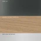 Jídelní stůl se čtvercovou skleněnou deskou a dřevěnou podnoží Made in Italy - Kuadro Viadurini