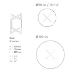 Jídelní stůl s kulatou deskou z porcelánové kameniny Made in Italy - Emilio Viadurini