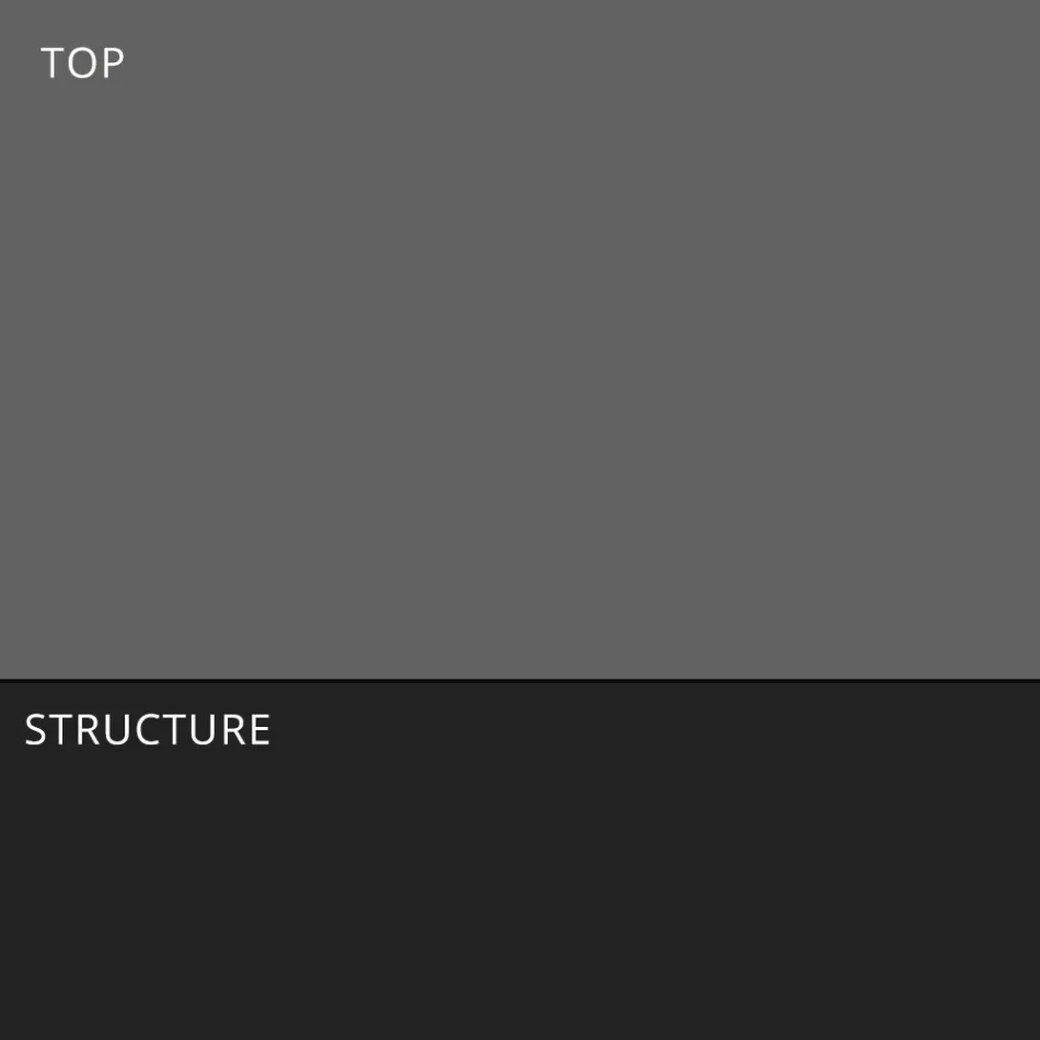 Zahradní jídelní stůl z hliníku a Hpl nebo Gres, různé povrchové úpravy - Filomena Viadurini