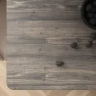 Pevný jídelní stůl z kovu a vrstvené Hpl Made in Italy - Bastiano Viadurini