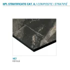 Pevný jídelní stůl z kovu a vrstvené Hpl Made in Italy - Bastiano Viadurini