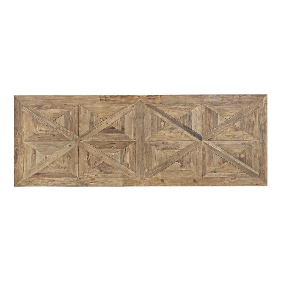 Jídelní stůl z recyklovaného jilmového dřeva Classic Design Homemotion - Badia Viadurini