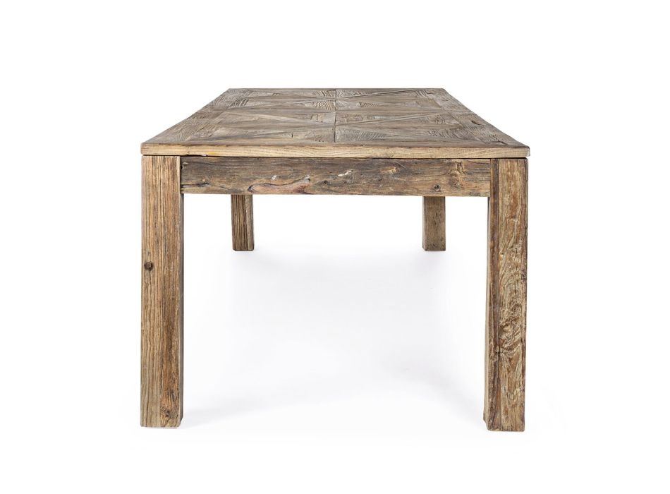 Jídelní stůl z recyklovaného jilmového dřeva Classic Design Homemotion - Badia Viadurini