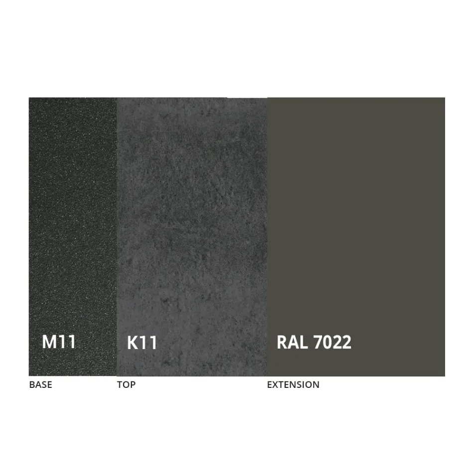 Kulatý jídelní stůl s rozkládací deskou na 180 cm Made in Italy - Muschio Viadurini