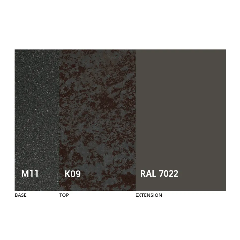 Kulatý jídelní stůl s rozkládací deskou na 180 cm Made in Italy - Muschio Viadurini