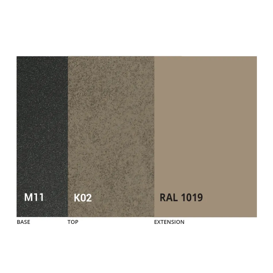 Kulatý jídelní stůl s rozkládací deskou na 180 cm Made in Italy - Muschio Viadurini