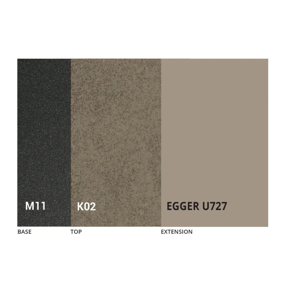 Kulatý jídelní stůl Rozkládací na 270 cm z keramiky Made in Italy - Muschio Viadurini