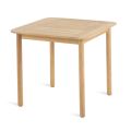 Čtvercový zahradní stůl z teakového dřeva vyrobený v Itálii - Liberato