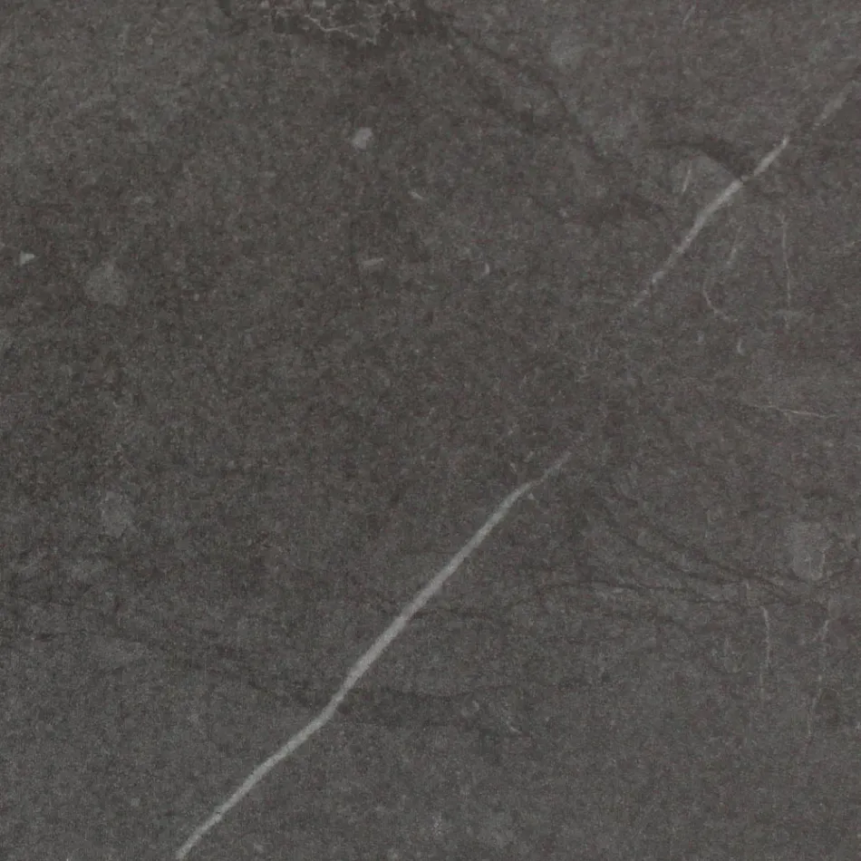 Kulatý venkovní stůl z šedé kamenné keramiky Made in Italy - Pegaso Viadurini