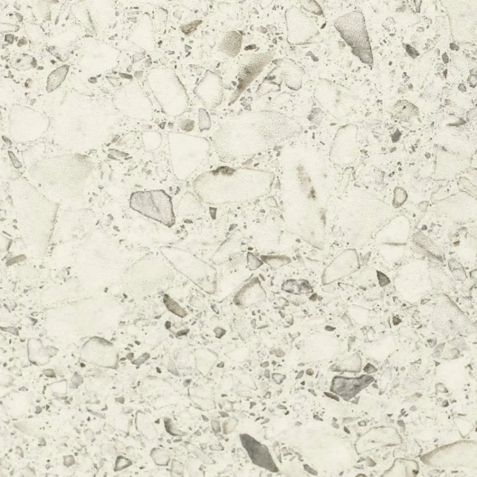 Kulatý venkovní stůl z bílé teracové keramiky Made in Italy - Pegaso Viadurini