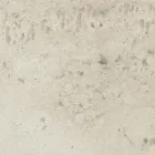 Kulatý venkovní stůl ze světlé travertinové keramiky Made in Italy - Pegaso Viadurini