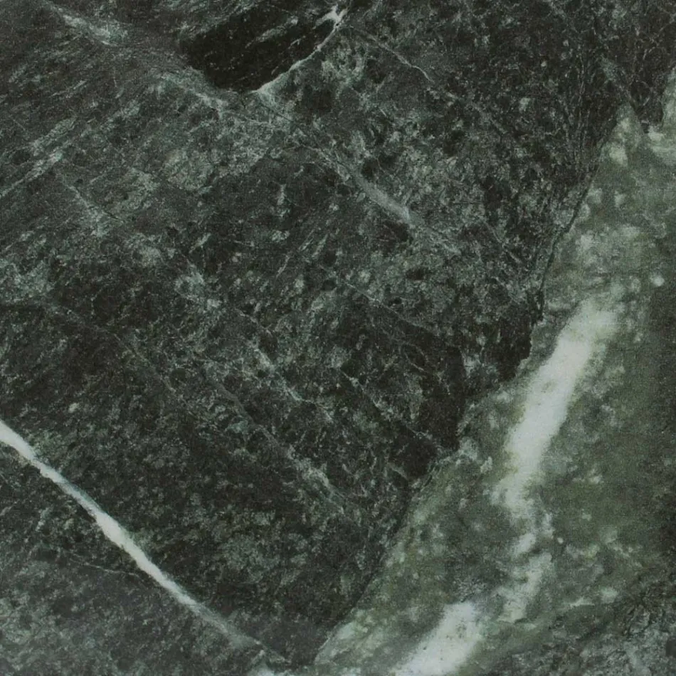 Kulatý venkovní stůl ze zelené keramiky Francie Made in Italy - Pegaso Viadurini