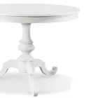 Kulatý rozkládací stůl do obývacího pokoje ze dřeva Made in Italy - Vittoria Viadurini