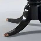 Kulatý klasický design z leštěného mahagonu tabulce, 150 cm průměr, Akim Viadurini