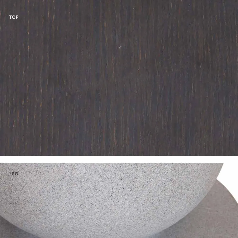 Klasický design kulatý stůl, Ø140 a HPL top - devatenácté století Slide Viadurini