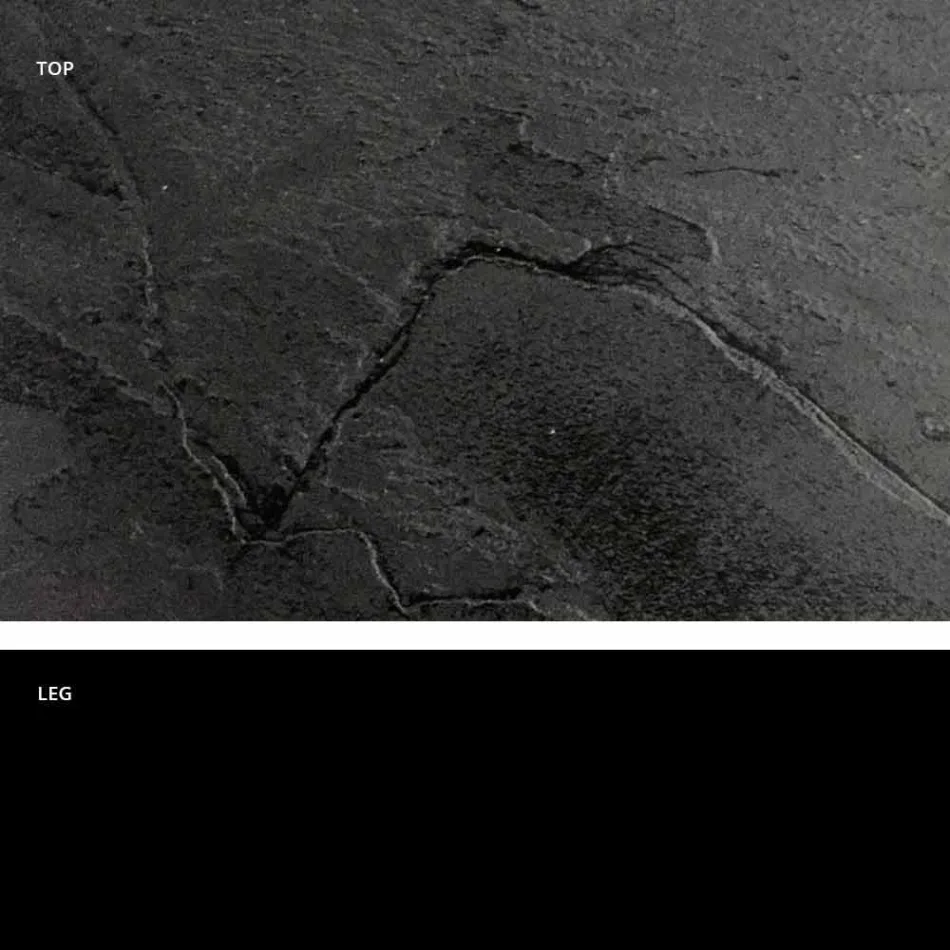 Klasický design kulatý stůl, Ø140 a HPL top - devatenácté století Slide Viadurini