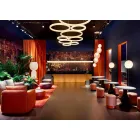 Klasický design kulatý stůl, Ø140 a HPL top - devatenácté století Slide Viadurini