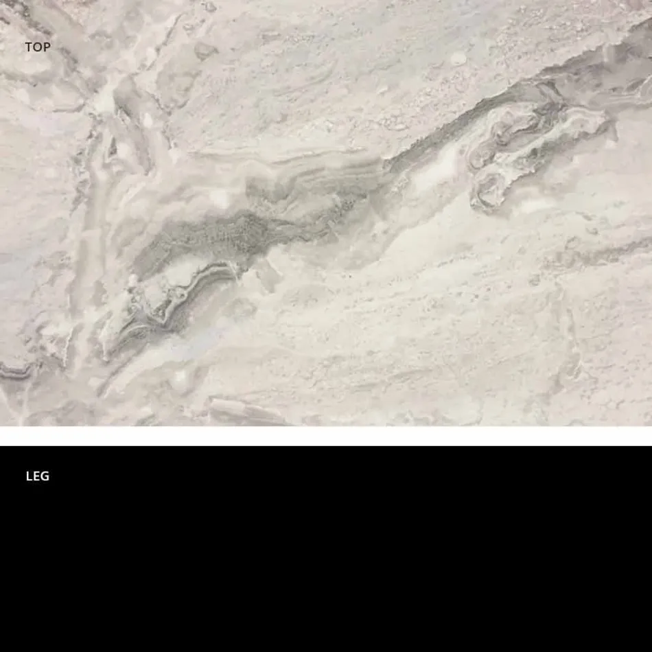 Klasický design kulatý stůl, Ø140 a HPL top - devatenácté století Slide Viadurini