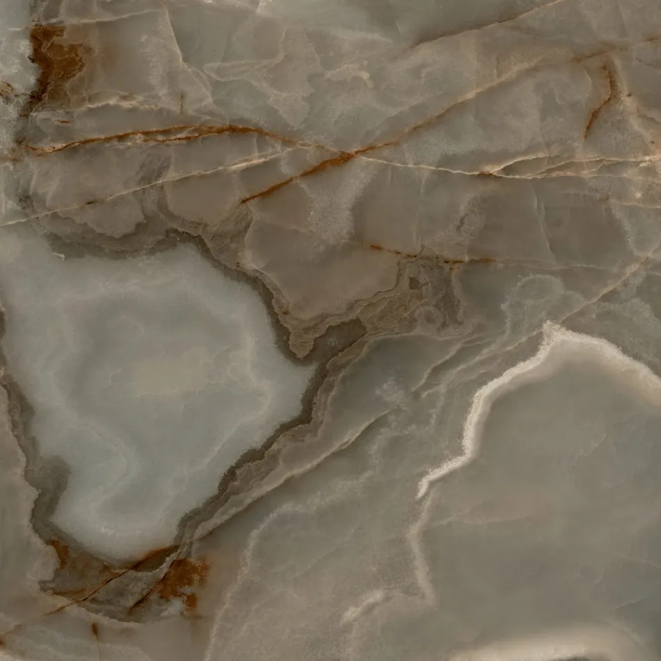 Pevný kulatý stůl z keramiky a oceli Made in Italy - Nůžky Viadurini