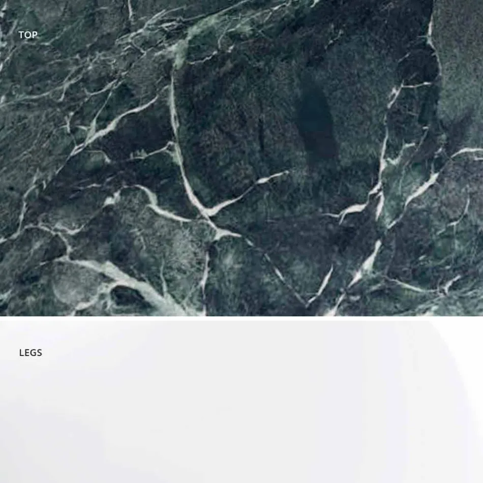 Moderní kulatý stůl z carrarského mramoru a marquinie Made in Italy – dolary Viadurini