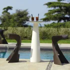 Kulatý stůl z polyethylenu s kulatým stolem Hoplà (H110) hpl vyrobený v Itálii Viadurini