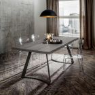 Jídelní stůl s deskou z odkorněného dubu Made in Italy - Pinocchio Viadurini
