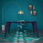 Moderní deskový stůl vyrobený v Itálii, Pomarolo Viadurini