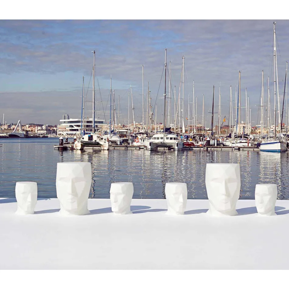 Adan by Vondom design venkovní stolek / stolička, z polyethylenu Viadurini