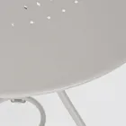 Kulatý zahradní stůl ve stylu Shabby Chich z lakované oceli – okouzlení Viadurini