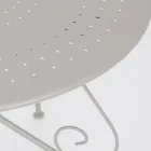 Kulatý zahradní stůl ve stylu Shabby Chich z lakované oceli – okouzlení Viadurini