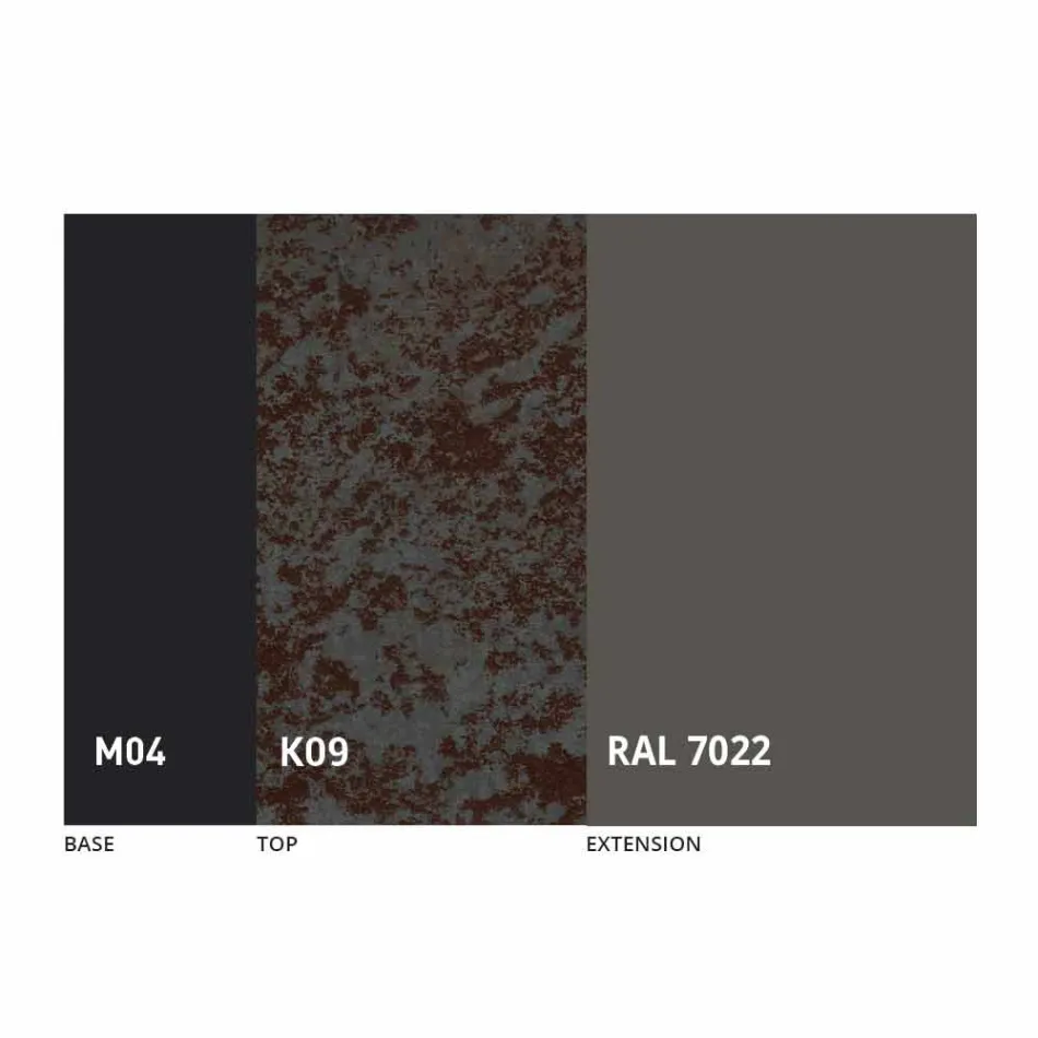 Kulatý jídelní stůl rozkládací na 165 cm s keramickou deskou - Pistolero Viadurini