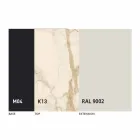 Kulatý jídelní stůl rozkládací na 165 cm s keramickou deskou - Pistolero Viadurini